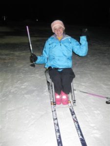 Rose Hollermann is aiming for the Winter Paralympics some day...