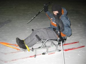 Kevin Johnson often sang while poling on the trail.