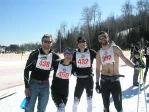 Loppet Ski Club members skiing the Pepsi Challenge in 2012.