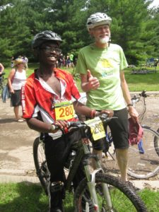 Fred (Anwatin) and George Boody were paddle partners during the UCare Tri-Loppet.