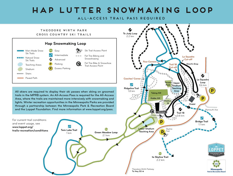 Hap Lutter Snowmaking Trail Map Thumbnail