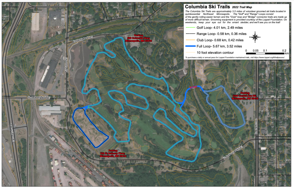 Columbia Golf Club, Minneapolis, Minnesota Golf course information